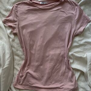 Women's Soft Pink Short Sleeve Tee